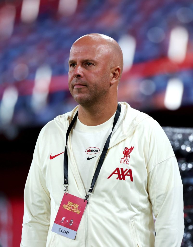 Arne Slot says his side are only behind Arsenal on set-piece