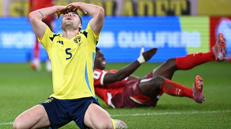 Sweden’s World Cup hopes hit by Switzerland defeat