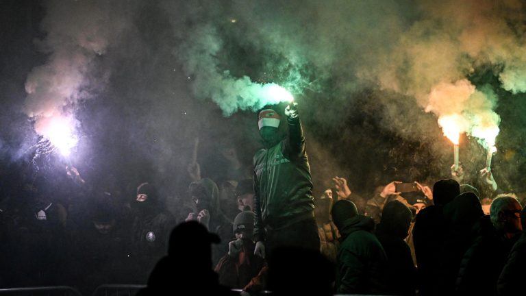 Celtic fans protest against board after Rodgers’ shock exit