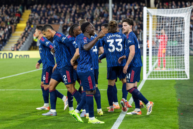 Trossard strike keeps Arsenal top after tight Fulham win