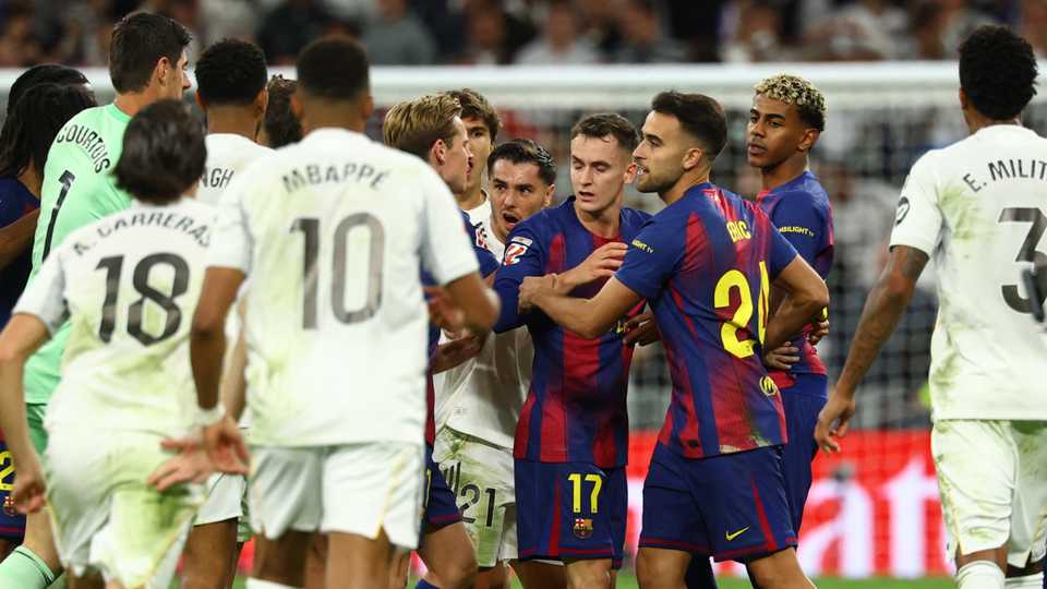 WATCH: Vinicius Jr and Yamal clash after heated El Clasico