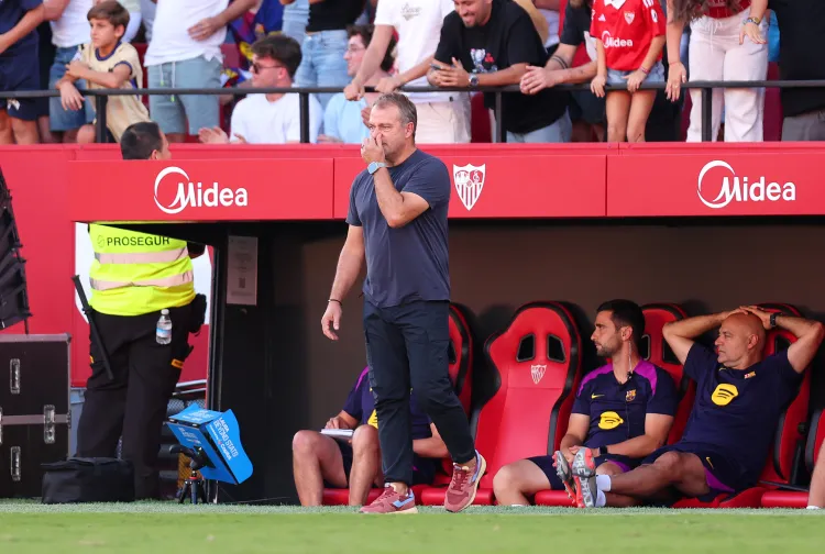 Flick defends Barcelona tactics after heavy Sevilla defeat