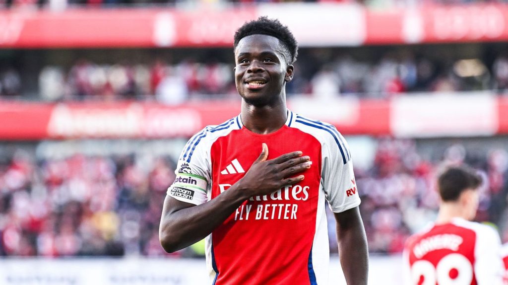 Bukayo Saka agrees in Principle to new long-term Arsenal deal until 2030