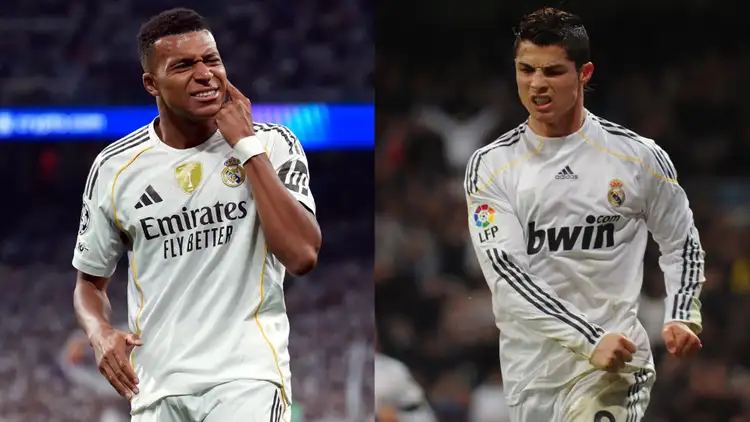 Kylian Mbappé reacts to Cristiano Ronaldo comparison