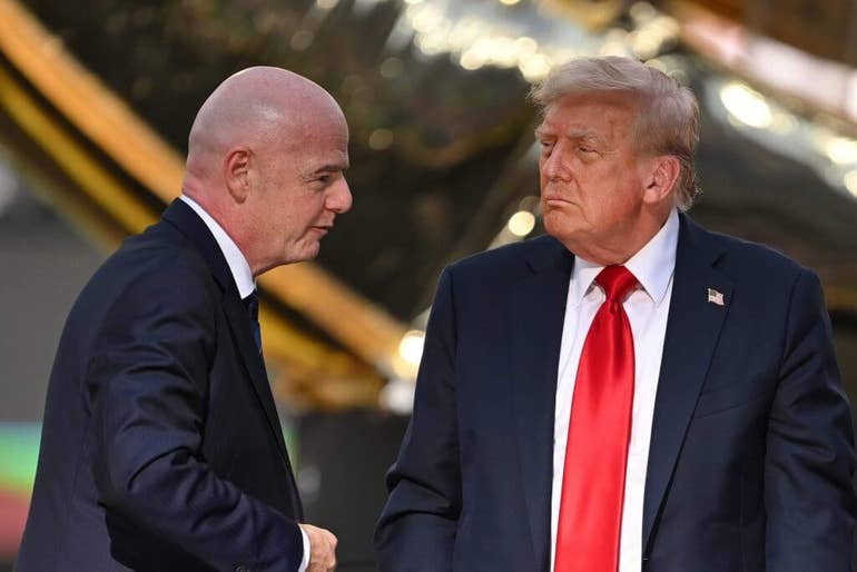 Infantino accused of violating FIFA rule after praising Trump