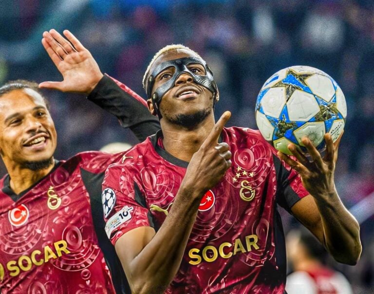 Galatasaray’s Osimhen nets first UCL hat-trick