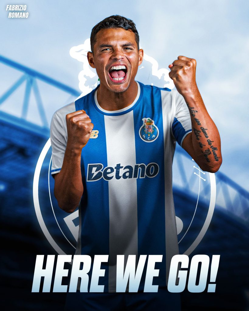 Thiago Silva joins FC Porto until 2027