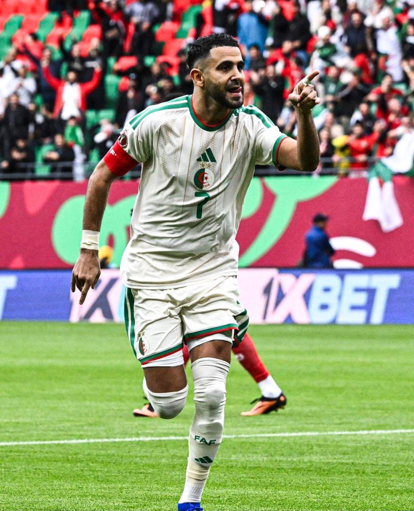 Captain Mahrez leads dominant Algeria past 10-man Sudan