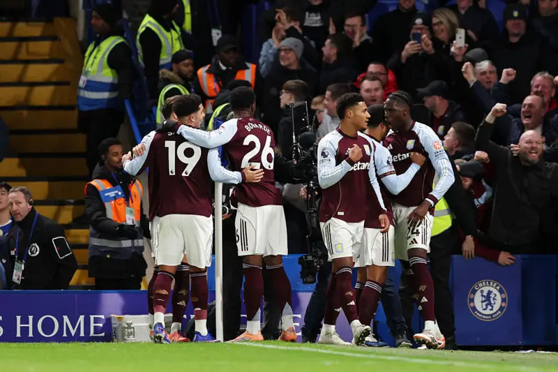 Aston Villa reach 11 consecutive wins in comeback win at Chelsea