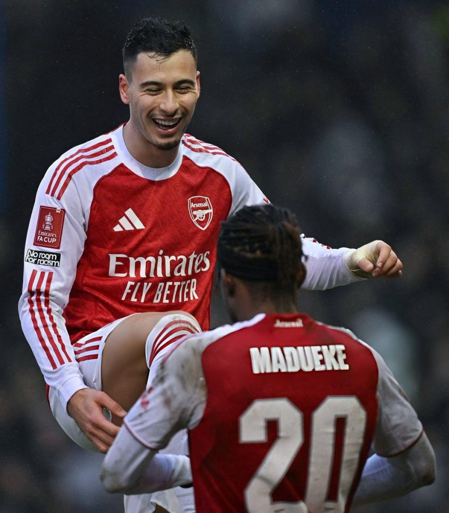 Gabriel Martinelli silences critics with FA Cup hat-trick