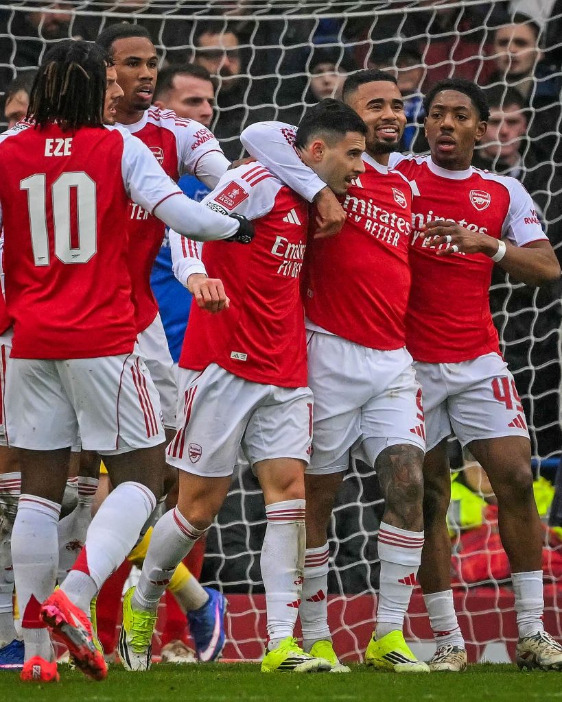 Arsenal overcome Pompey’s FA Cup challenge with set-piece dominance