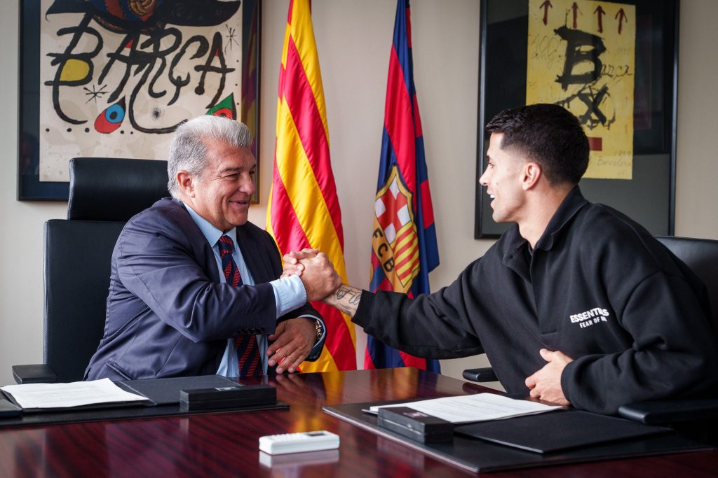 Barcelona confirms Joao Cancelo signing on six six-month loan Barcelona confirms Joao Cancelo signing on six six-month loan