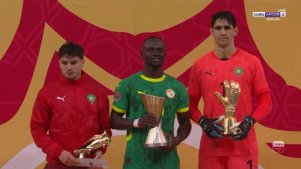 AFCON 2025 Awards: Sadio Mané, Brahim Diaz and Yassine Bounou win big