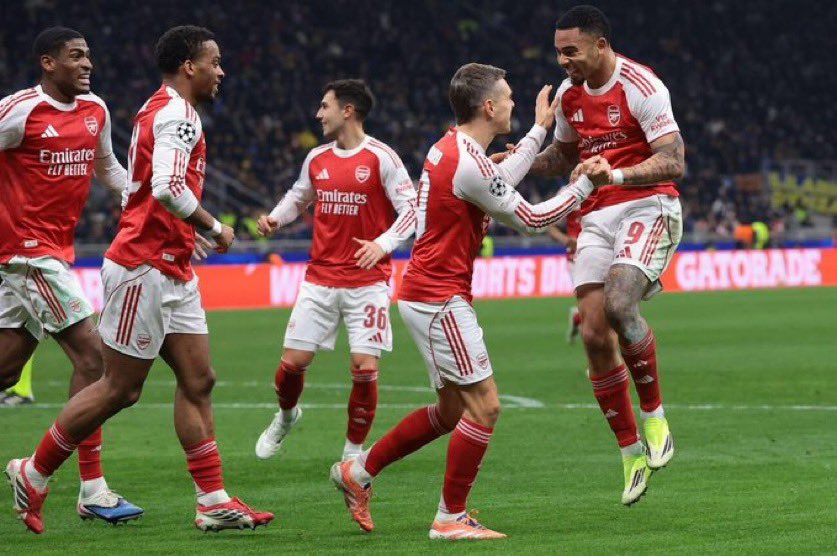Arsenal make Champions League history following 3-1 Inter win