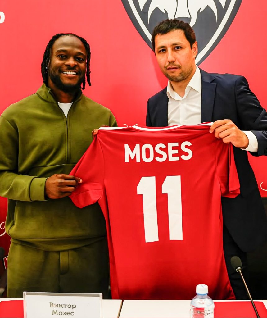 Victor Moses 35, joins Kazakhstani club FC Kaisar