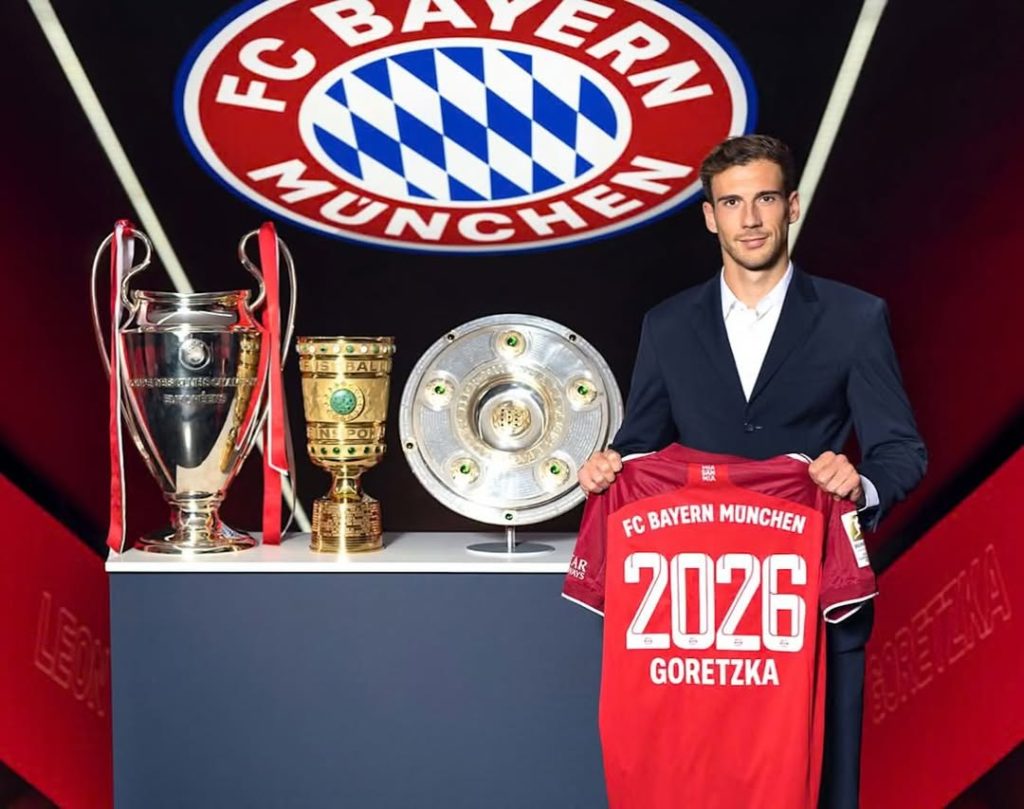 Leon Goretzka to leave Bayern Munich as a free agent