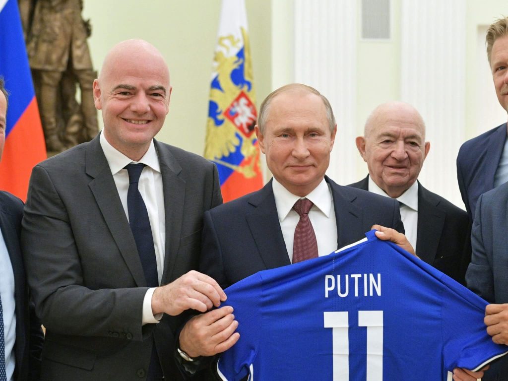 Infantino sparks outcry after calling for end to Russian football ban