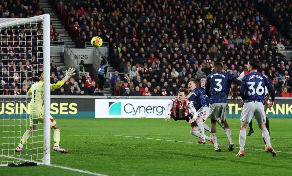 Arsenal pegged back in draw at Brentford