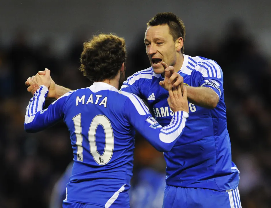 Juan Mata surprised by John Terry’s touchline gesture