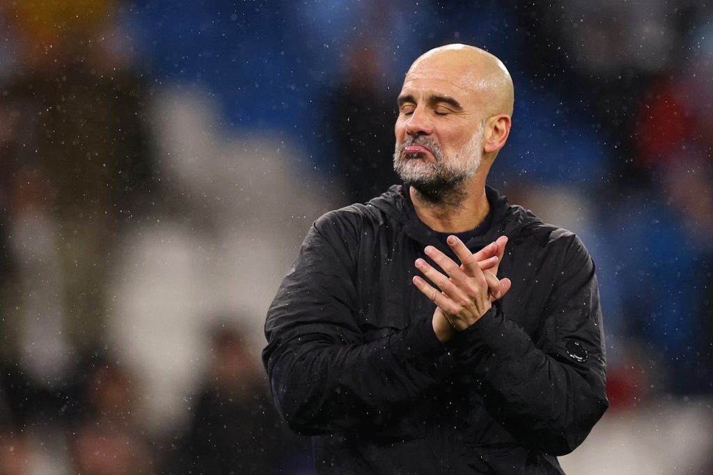 Pep Guardiola reacts to Man City’s draw with Nottingham Forest