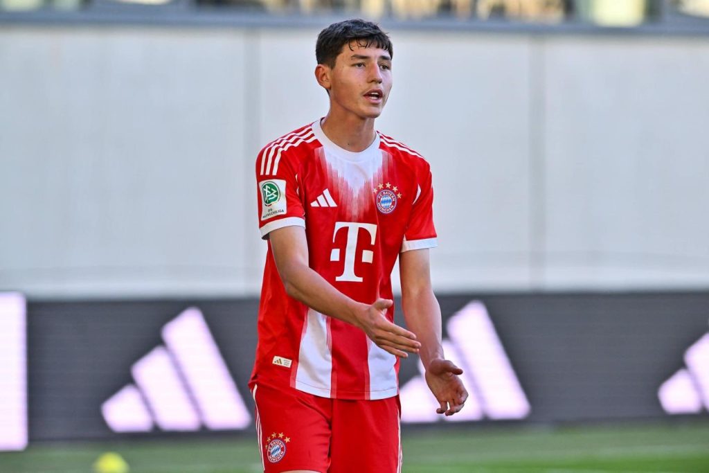 16-year-old Filip Pavic becomes youngest Bayern player in Champions League history