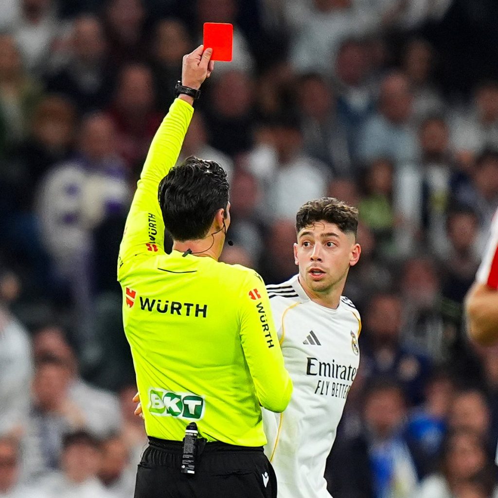 Alvaro Arbeloa questions Valverde’s red card in derby win