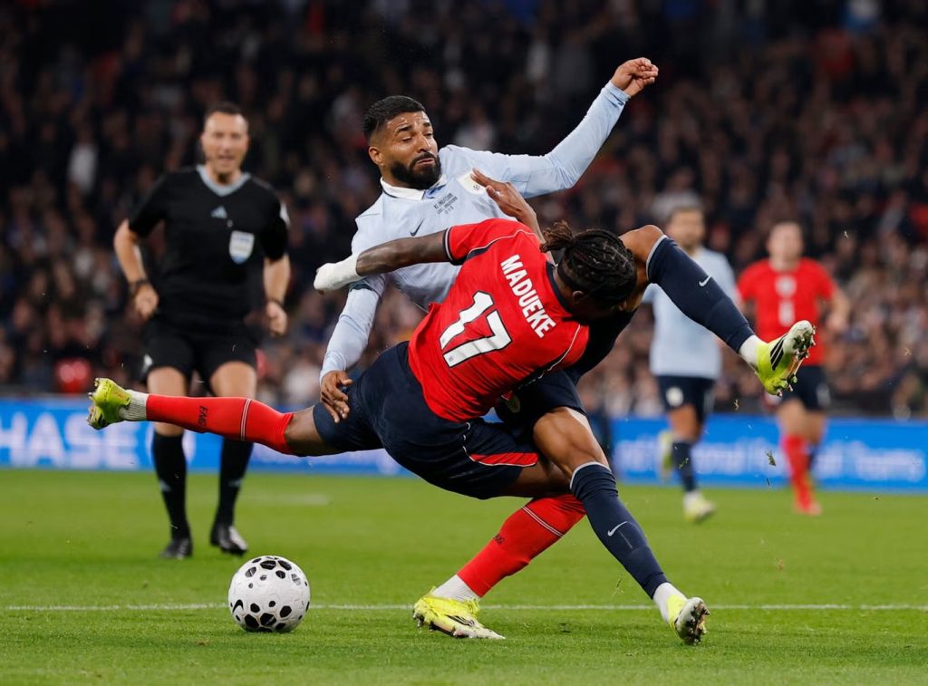 Noni Madueke suffers injury while on duty for England