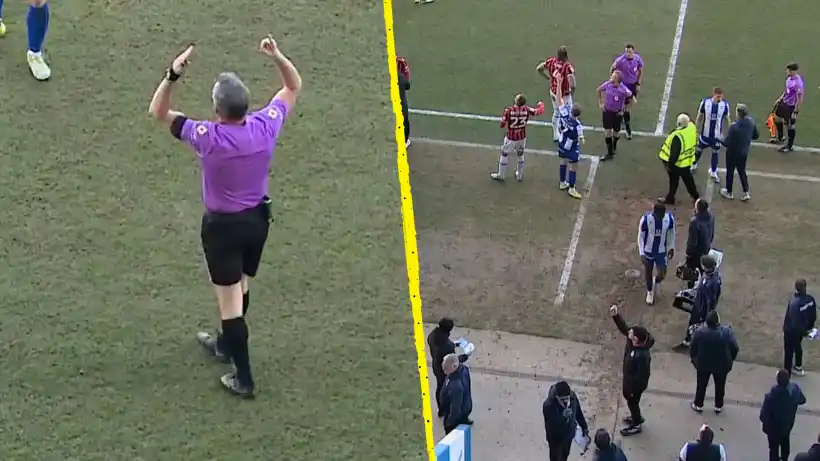 Drone disturbance forces brief suspension of League Two match Drone disturbance forces brief suspension of League Two match