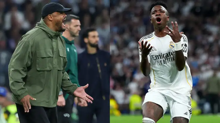 Vincent Kompany praises Vinícius Jr after Bernabéu clash
