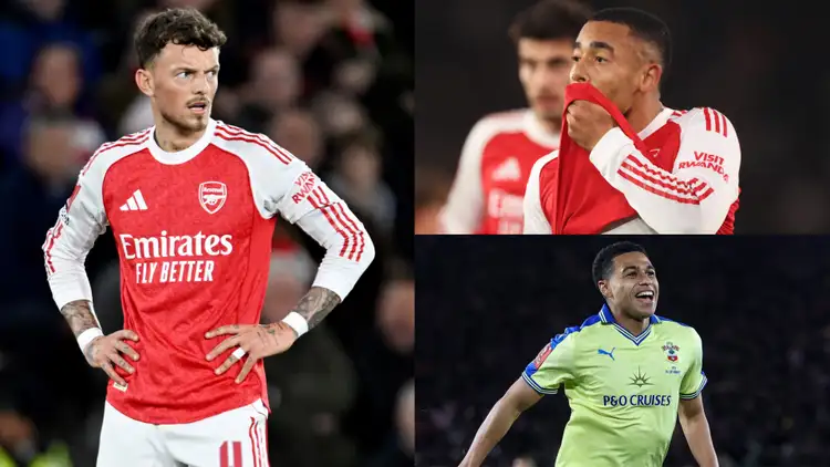 Player Ratings: Jesus and White flop as awful Arsenal exit FA Cup in Southampton defeat