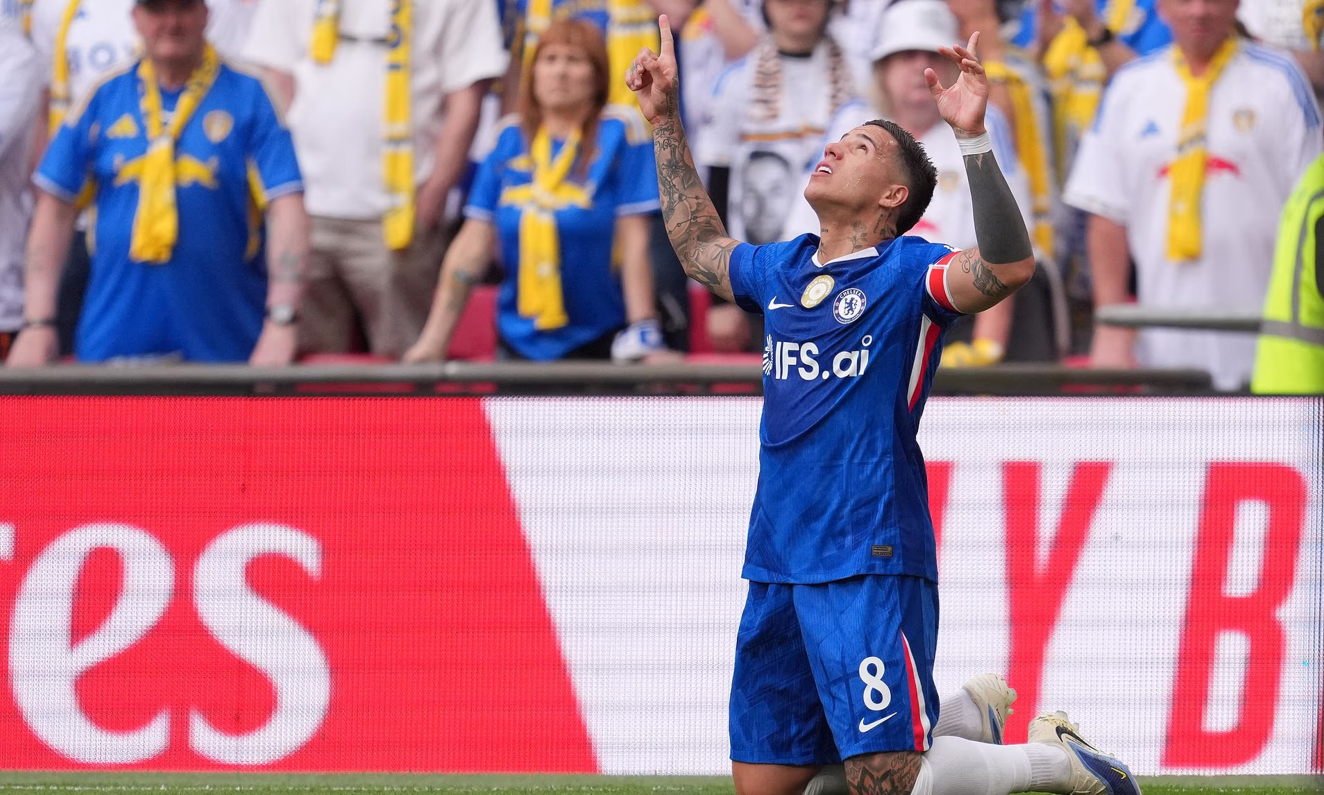 Chelsea beats Leeds to set up FA Cup final meeting with Man City