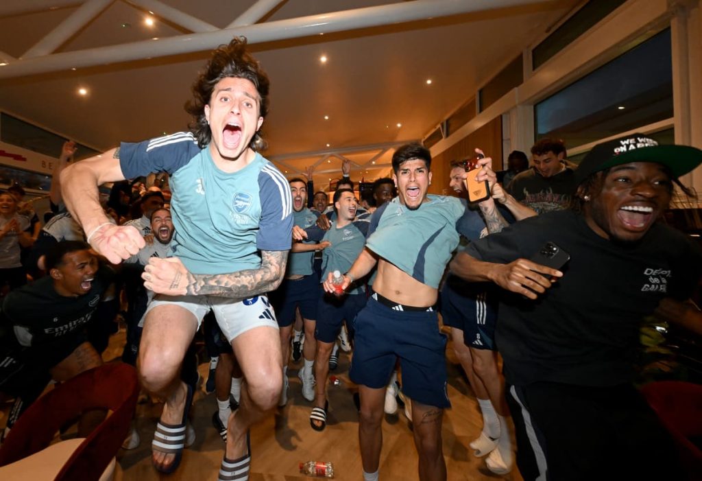 Arsenal stars light up Emirates, party till dawn after ending 22-year title drought