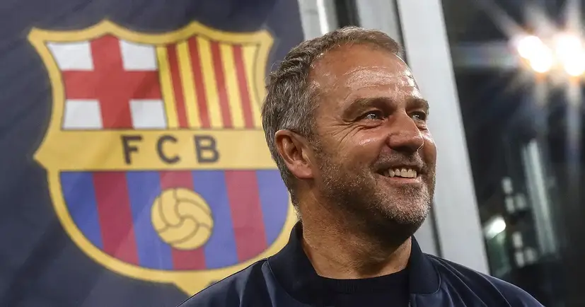 Hansi Flick extends Barcelona stay until 2028