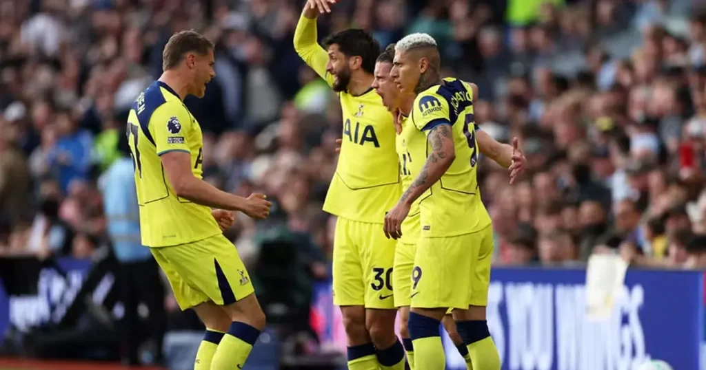 Tottenham escape relegation zone as angry Villa fans walk out in frustration