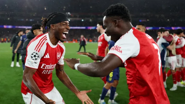 Arsenal roar into first Champions League final in 20 years as Saka seizes history