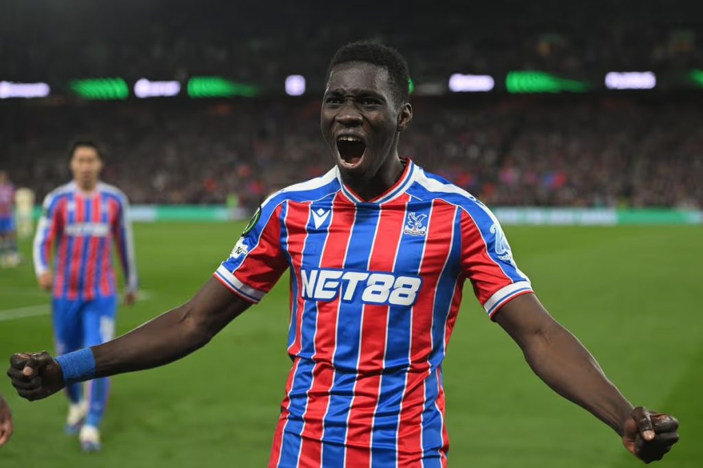 Ismaila Sarr powers Crystal Palace to historic European final in Shakhtar win