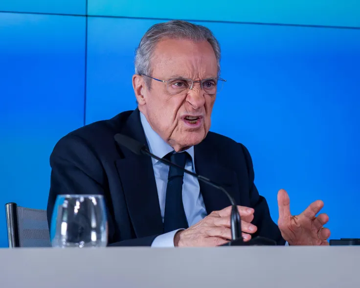 Fans stunned as Real Madrid boss Perez makes bizarre sexist comments in press conference meltdown
