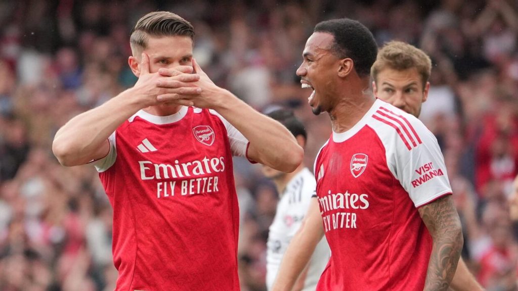 Arsenal 3-0 Fulham: Victor Gyokeres and Bukayo Saka  on target as Gunners go six points clear of Man City