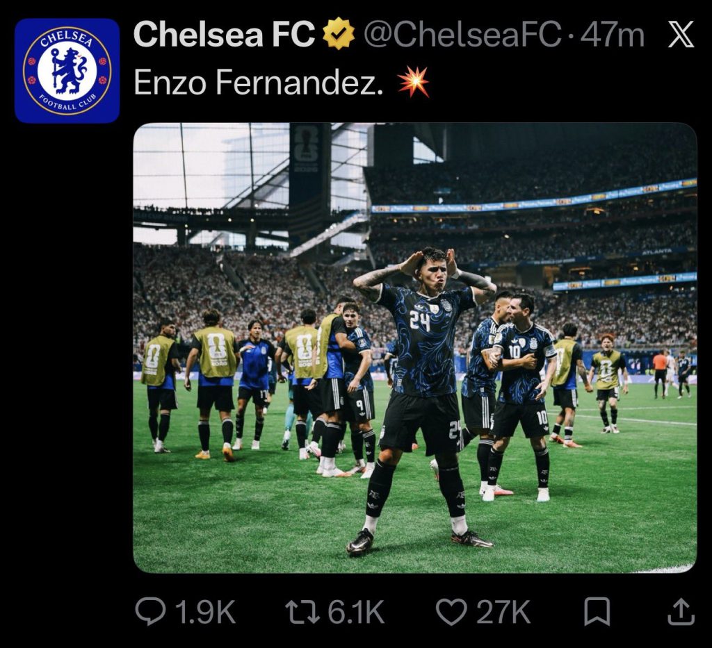 Chelsea under fire for ill-timed Fernández post Chelsea under fire for ill-timed Fernández post